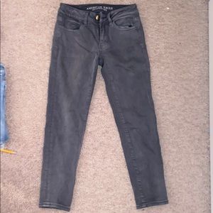 Grey Cropped Jeggings